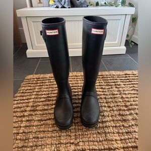 Hunter Black Classic Footwear